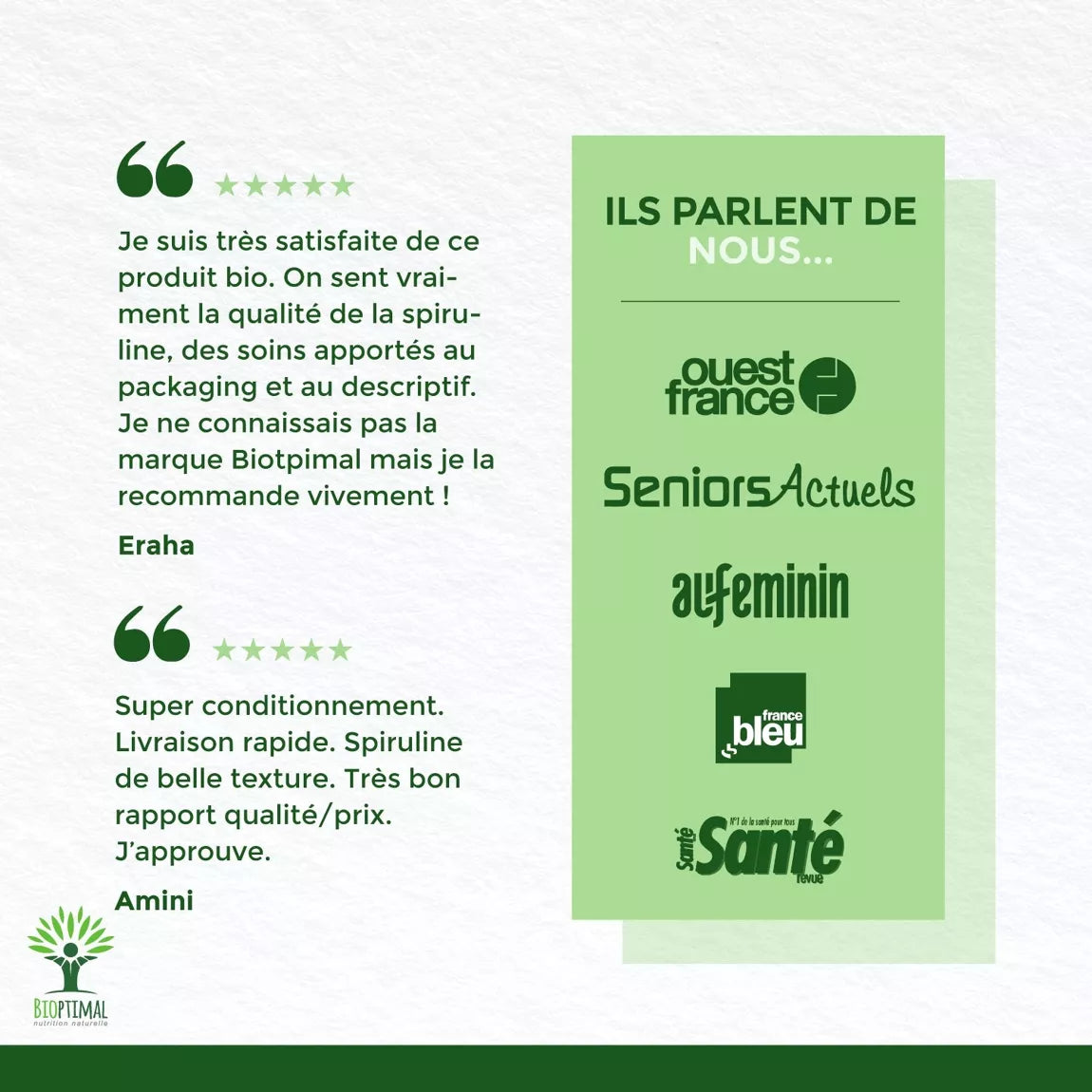 spiruline bio en comprimé