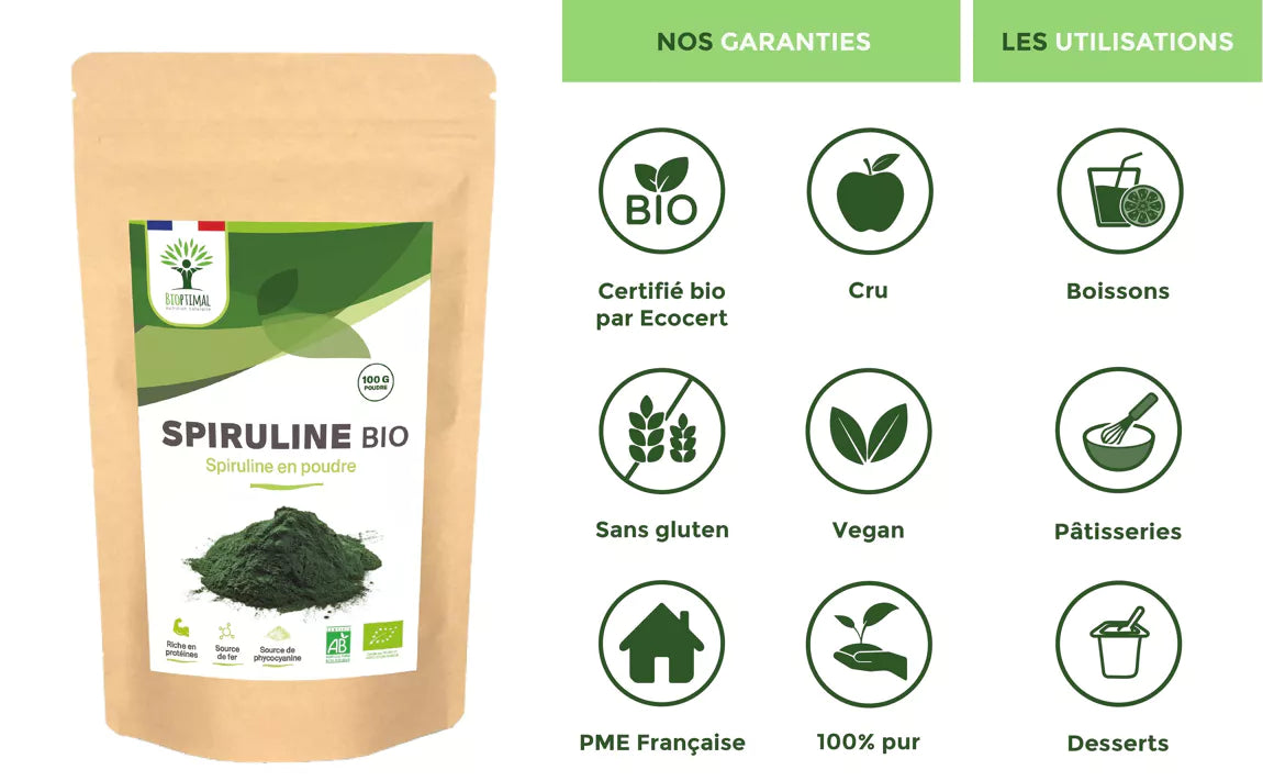 Spiruline Bio en poudre