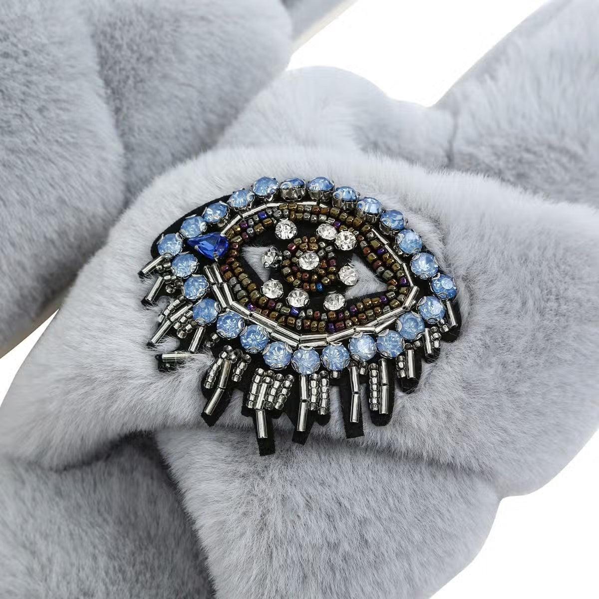 Chaussons femme hiver Oeil de Fatma
