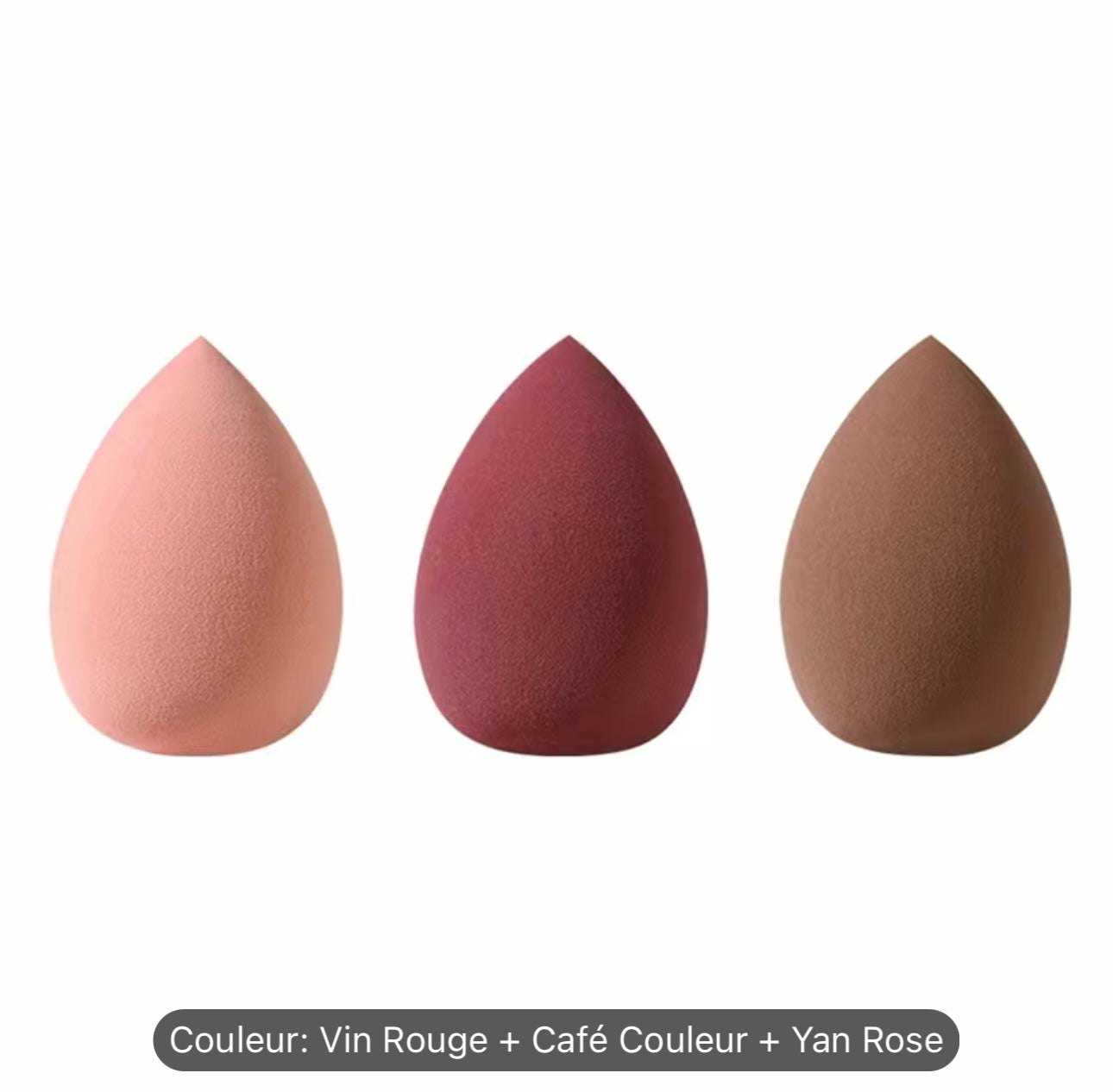 3 Houppettes à maquillage