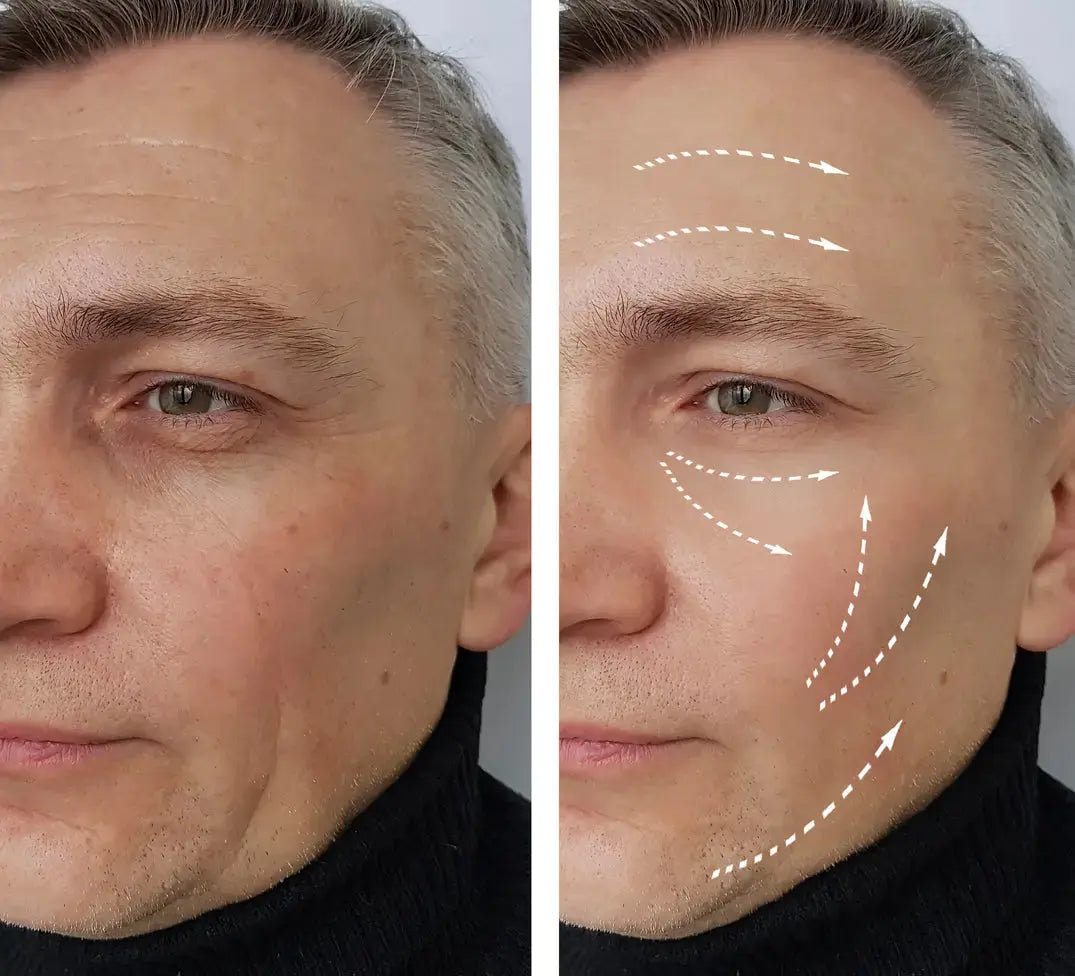 Rouleau de massage visage + 3 Sérums