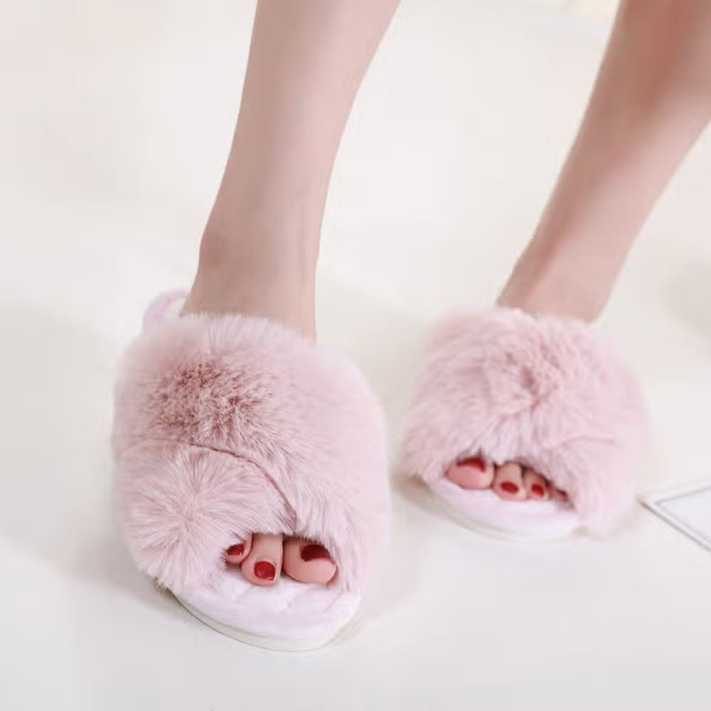 Chaussons femme hiver Rose- épuisé
