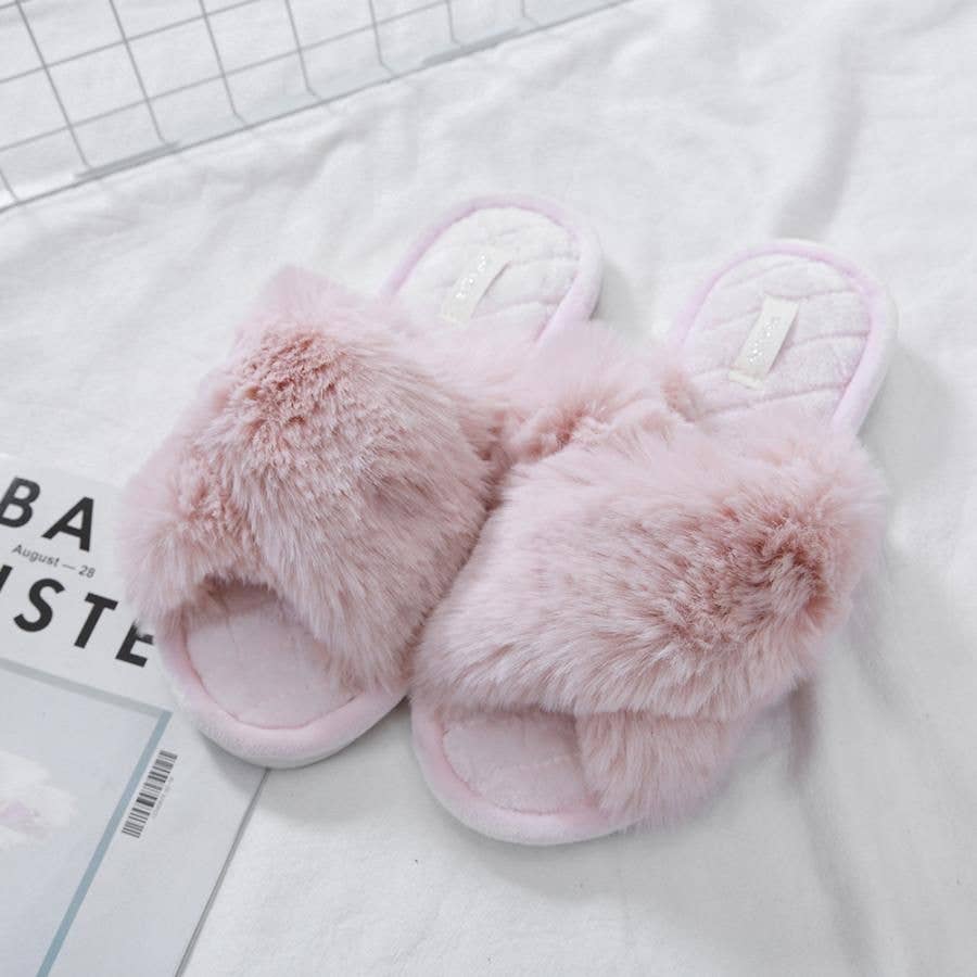 Chaussons femme hiver Rose- épuisé