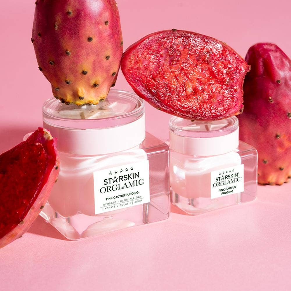 Crème visage anti-âge - Pouding aux cactus roses ORGLAMIC™