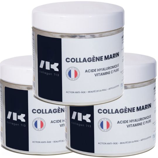 Collagène Marin et Acide Hyaluronique 3 pots