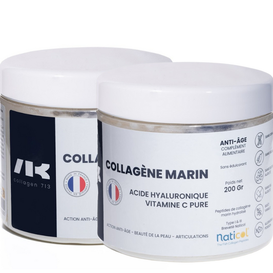Collagène marin Naticol et Acide Hyaluronique 2 pots