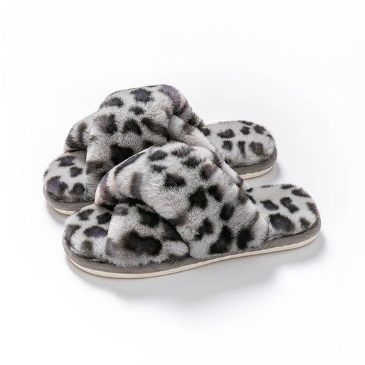 Pantoufles Fierce Comfort Leopard en argent 1950 : 39-40